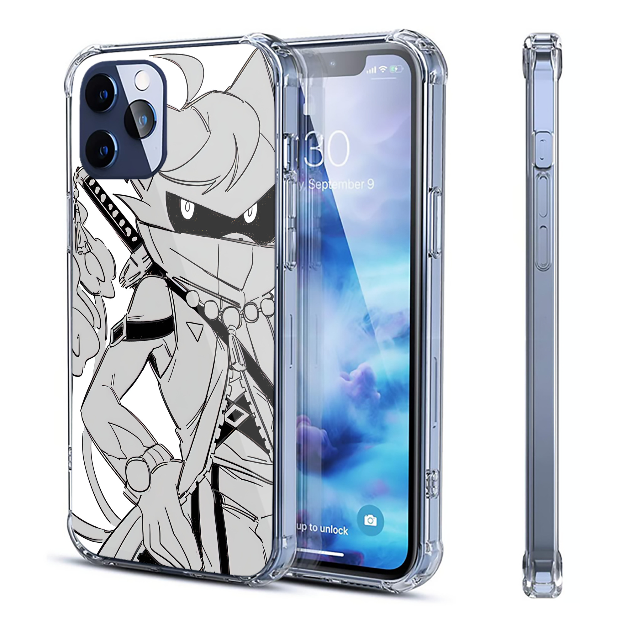 （画像用） 妖怪ウォッチ Yo-kai Watch 【iPhone 12シリーズ対応】透明スマホケース（クリアソフトケース）